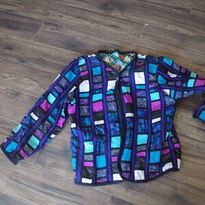 Patch Work Reversable Ladies Jacket